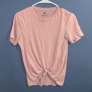 Light pink shirt sleeve T-shirt size XS